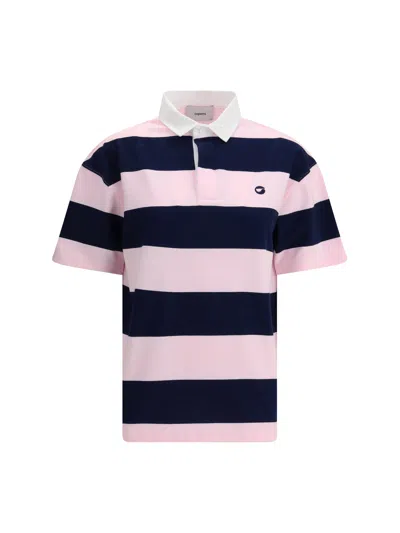 Coperni Women Striped Polo Sweater In Multicolor