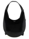 Coperni Medium Soft Swipe Leather Shoulder Bag In Black