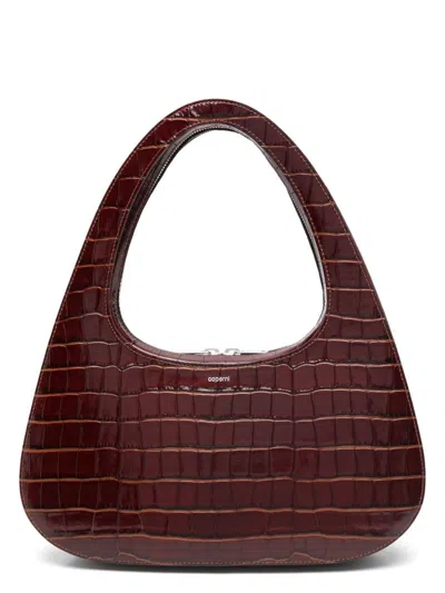COPERNI WOMEN'S SWIPE BAGUETTE LEATHER SHOULDER BAG