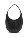 Coperni Medium Soft Swipe Zip-top Shoulder Bag In Black