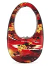 Coperni Mini Tropical Swipe Printed Synthetic Leather Handbag
