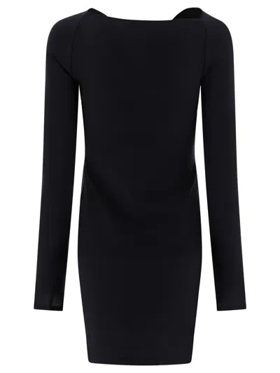 Coperni Women's "twisted Cut-out" Dress In Black