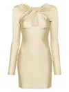 Coperni Twisted Cut-out Mini Dress