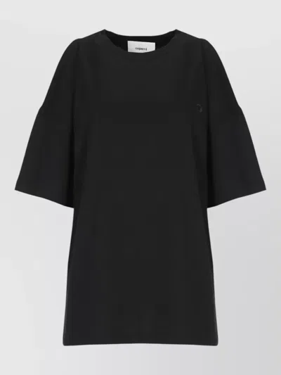 Coperni Womens Crew Neck T Shirt Short Sleeves In Black