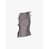 Coperni Womens Grey Petra Flower Sleeveless Stretch-woven Top In Gray