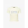 Coperni Fitted T-shirt With Playful Graphic And Round Neckline