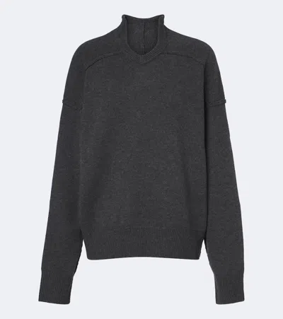 Coperni Wool And Cashmere Sweater In Gray