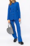 Coperni Single-breasted Wool Jacket In Blue