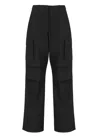 Coperni Logo-patch Wide-leg Trousers In Black
