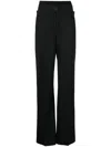 Coperni Wool-blend Layered Trousers In Black