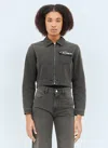 Coperni Women Workwear Denim Jacket In Grey