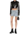 Coperni Denim Mini Skirt In Blue