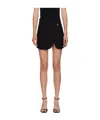 Coperni Black Tailored Miniskirt In Black