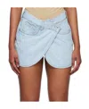 Coperni Denim Mini Skirt In Blue