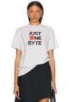 Coperni Grey Graphic Crew Neck T-shirt
