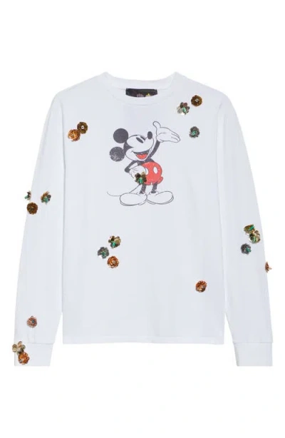 COPERNI COPERNI X DISNEY MICKEY MOUSE APPLIQUÉ GRAPHIC T-SHIRT
