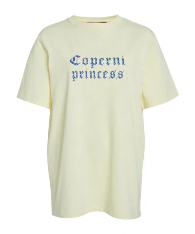 Coperni X Disney Princess Boxy T-shirt In White