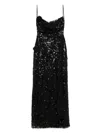 Coperni X Disney Sequin-embellished Maxi Dress In Black