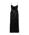 Coperni X Disney Sequin-embellished Maxi Dress In Black