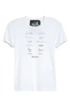 Coperni X Disney Signatures Graphic T-shirt In White