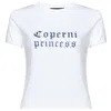 Coperni X Disney T-shirt Princess Aus Baumwoll-jersey In White