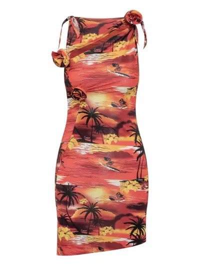 Coperni X Disney Tropical-print Dress