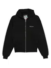 Coperni Black Disney Maleficent Zip Up Hoodie In Black