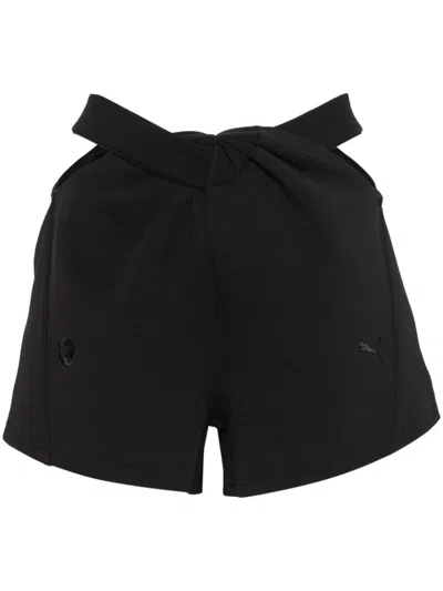 Coperni X Puma Twist-detail Shorts In Black