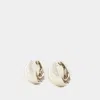 Coperni Xl Creole Earrings -  - Metal - Silver In Silver