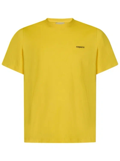 Coperni Yellow Cotton T-shirt
