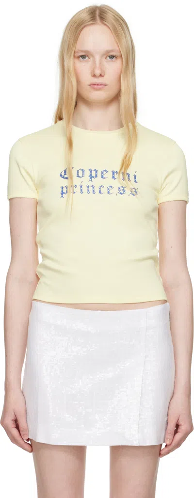 Coperni Yellow Disney 'princess' Slim-fit T-shirt