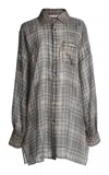 Coperni Zero Waste Cotton Checked Shirt In Multi