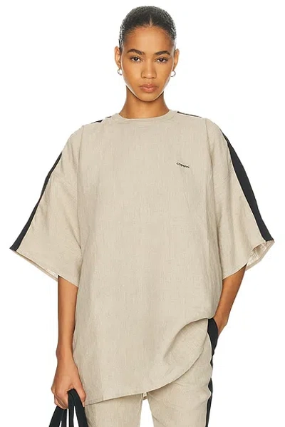 Coperni Zero Waste Tee In Neutral