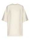 Coperni Zero Waste T-shirt In Viscose Blend In White