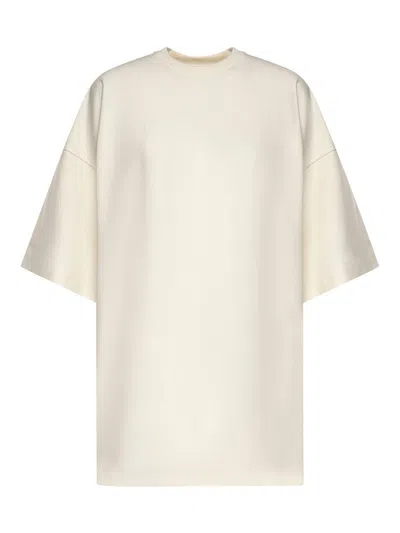 Coperni Zero Waste T-shirt In Viscose Blend In White