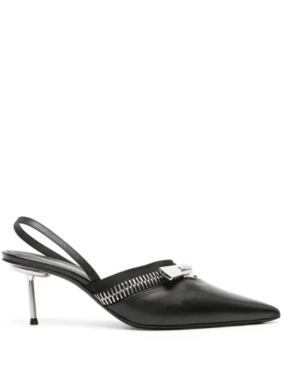 Coperni Zip Stiletto Heels In Black