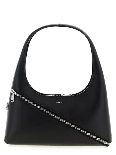 Coperni Zip Baguette Shoulder Bags Black