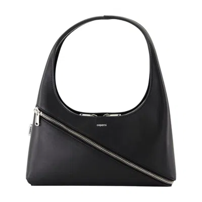 COPERNI COPERNI ZIP HANDBAG - LEATHER - BLACK