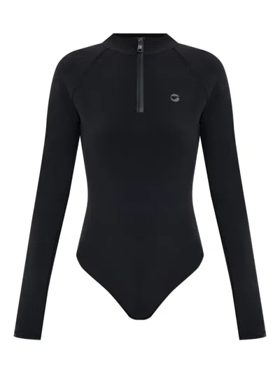 COPERNI ZIP-NECK LONG-SLEEVE BODYSUIT