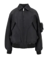 Coperni Recycled Nylon Bomber Jacket In Black