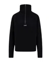 Coperni Wool Sweater With High Collar In Black
