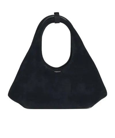 Coperni Zippered Handbag In Black