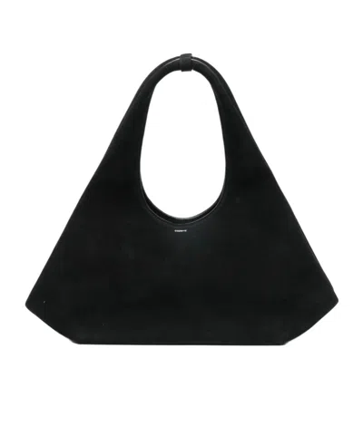 Coperni Zippered Shoulder Bag In Black