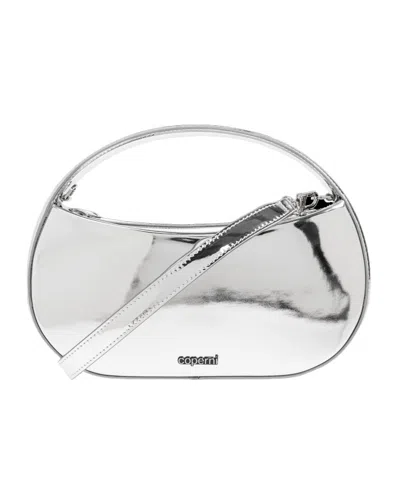 Coperni Zippered Shoulder Bag In White