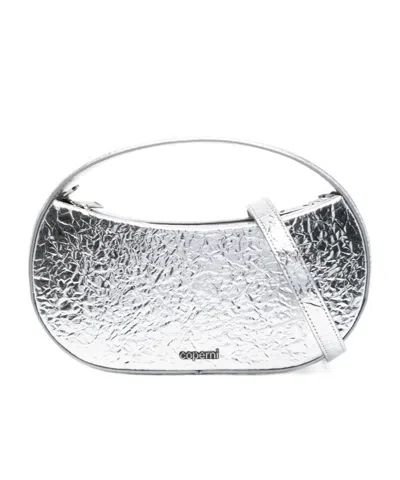 Coperni Zippered Shoulder Bag In White