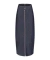 Coperni Maxi Sheath Skirt In Black