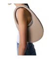 Coperni Zippered Underarm Bag In Nude