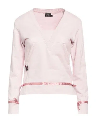 Coppelia Woman Sweatshirt Light Pink Size Xs Cotton
