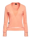 Coppelia Woman Sweatshirt Salmon Pink Size Xs Cotton In Pink