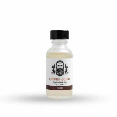 Copper Johns Beard Company Fine Beard Oil In 1903